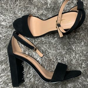 black heels